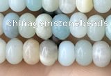 CRB4036 15.5 inches 4*6mm rondelle amazonite beads wholesale