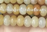 CRB4038 15.5 inches 4*6mm rondelle yellow jade beads wholesale