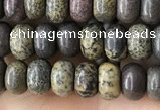 CRB4054 15.5 inches 4*6mm rondelle artistic jasper beads wholesale