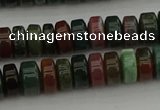 CRB415 15.5 inches 5*8mm rondelle Indian agate beads wholesale