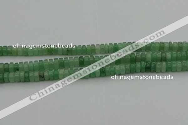 CRB426 15.5 inches 5*8mm rondelle green aventurine beads