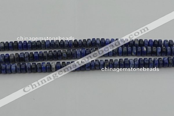 CRB429 15.5 inches 5*8mm rondelle sodalite gemstone beads