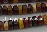 CRB433 15.5 inches 5*8mm rondelle mookaite gemstone beads