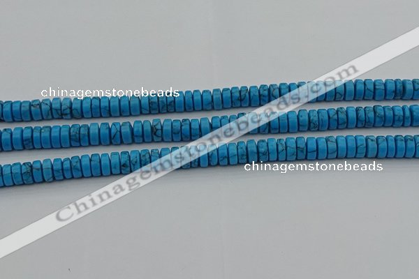 CRB440 15.5 inches 5*8mm rondelle turquoise beads wholesale