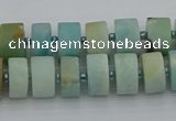 CRB470 15.5 inche 8*12mm tyre matte amazonite gemstone beads