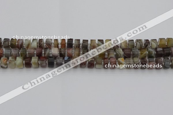 CRB493 15.5 inches 5*8mm tyre botswana agate beads wholesale