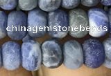 CRB5006 15.5 inches 4*6mm rondelle matte sodalite beads wholesale