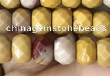 CRB5120 15.5 inches 4*6mm faceted rondelle mookaite beads wholesale