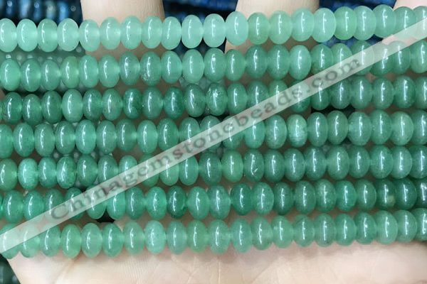 CRB5301 15.5 inches 4*6mm rondelle green aventurine beads