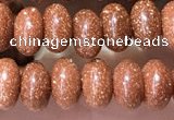 CRB5316 15.5 inches 4*6mm rondelle goldstone beads wholesale