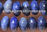 CRB5319 15.5 inches 4*6mm rondelle blue dumortierite beads