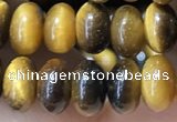 CRB5320 15.5 inches 4*6mm rondelle yellow tiger eye beads