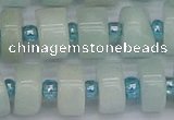 CRB533 15.5 inches 7*14mm tyre Chinese amazonite beads wholesale