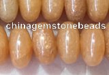 CRB5330 15.5 inches 5*8mm rondelle red aventurine beads