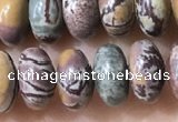 CRB5342 15.5 inches 5*8mm rondelle artistic jasper beads