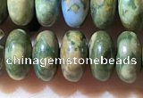 CRB5347 15.5 inches 5*8mm rondelle rhyolite beads wholesale