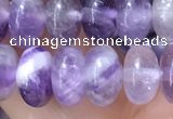 CRB5353 15.5 inches 5*8mm rondelle amethyst beads wholesale