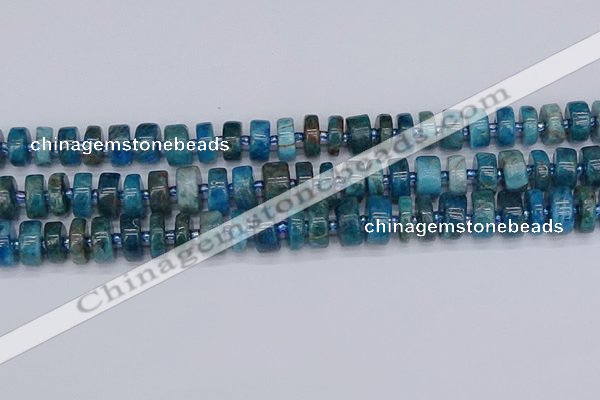 CRB538 15.5 inches 6*12mm tyre apatite gemstone beads wholesale