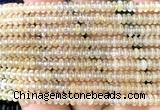 CRB5412 15 inches 2.5*4mm rondelle yellow watermelon beads