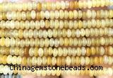 CRB5423 15 inches 2.5*4mm rondelle yellow aventurine jade beads