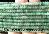 CRB5428 15 inches 2.5*4mm rondelle green aventurine jade beads