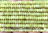 CRB5430 15 inches 2.5*4mm rondelle lemon jade beads wholesale