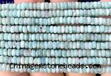 CRB5472 15 inches 2.5*4mm rondelle amazonite beads wholesale