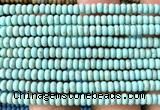CRB5473 15 inches 2.5*4mm rondelle synthetic turquoise beads