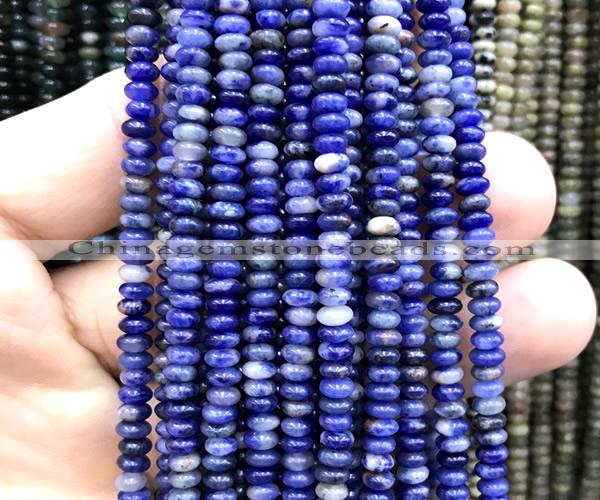 CRB5479 15 inches 2.5*4mm rondelle sodalite beads wholesale