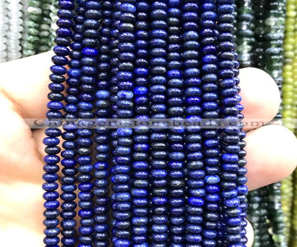 CRB5480 15 inches 2.5*4mm rondelle lapis lazuli beads wholesale