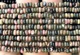 CRB5483 15 inches 2.5*4mm rondelle rhodonite beads wholesale