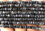 CRB5486 15 inches 2.5*4mm rondelle black labradorite beads wholesale