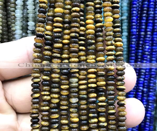 CRB5494 15 inches 2.5*4mm rondelle yellow tiger eye beads