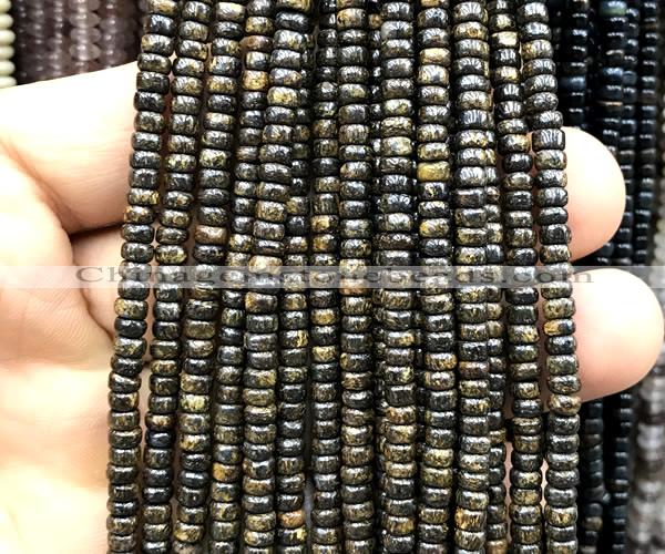 CRB5497 15 inches 2.5*4mm rondelle bronzite gemstone beads