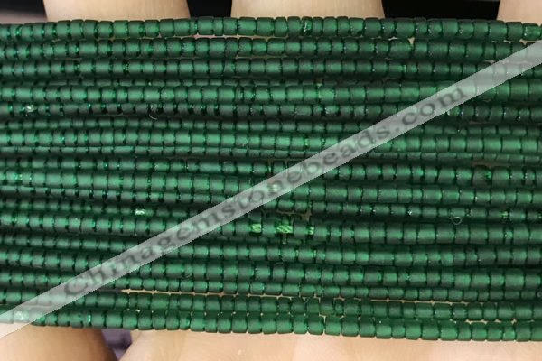 CRB5510 15 inches 2*2mm heishi synthetic turquoise beads wholesale