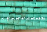 CRB5522 15 inches 2*2mm heishi synthetic turquoise beads wholesale