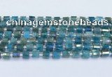 CRB5600 15.5 inches 5mm - 6mm faceted tyre apatite beads