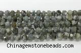 CRB5656 15.5 inches 6*10mm-7*11mm faceted rondelle labradorite beads wholesale