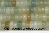 CRB5670 15 inches 3*4mm heishi amazonite beads wholesale