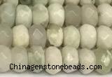 CRB5791 15 inches 4*6mm, 5*8mm faceted rondelle jade beads