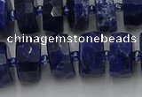 CRB583 15.5 inches 8*14mm faceted rondelle sodalite beads