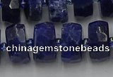 CRB585 15.5 inches 8*18mm faceted rondelle sodalite beads