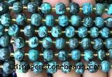 CRB6093 15 inches 6*8mm faceted rondelle dyed jade beads