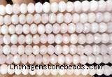 CRB6200 15 inches 5*8mm faceted rondelle rose quartz beads