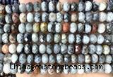 CRB6273 15 inches 5*8mm faceted rondelle eagle eye jasper beads