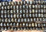 CRB6291 15 inches 5*8mm faceted rondelle bronzite beads