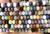 CRB6293 15 inches 5*8mm faceted rondelle colorful gemstone beads
