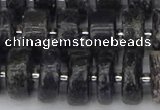 CRB633 15.5 inches 6*12mm tyre charoite gemstone beads