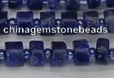 CRB638 15.5 inches 5*8mm tyre sodalite gemstone beads