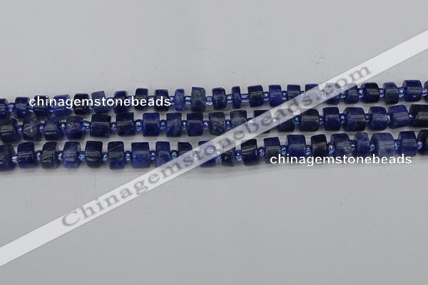 CRB638 15.5 inches 5*8mm tyre sodalite gemstone beads